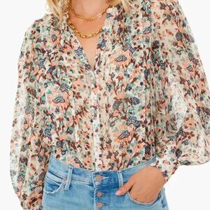Ulla Johnson Gardenia Edith Blouse Size 2
